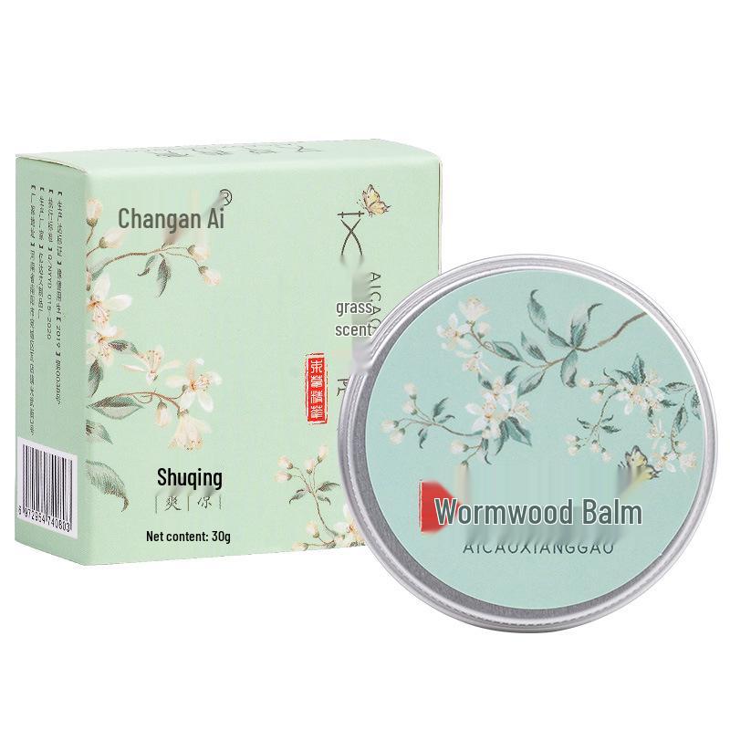 Mugwort & Purple Gromwell Cooling Balm for Kids - Anti-Bite Formula with Essential Oils