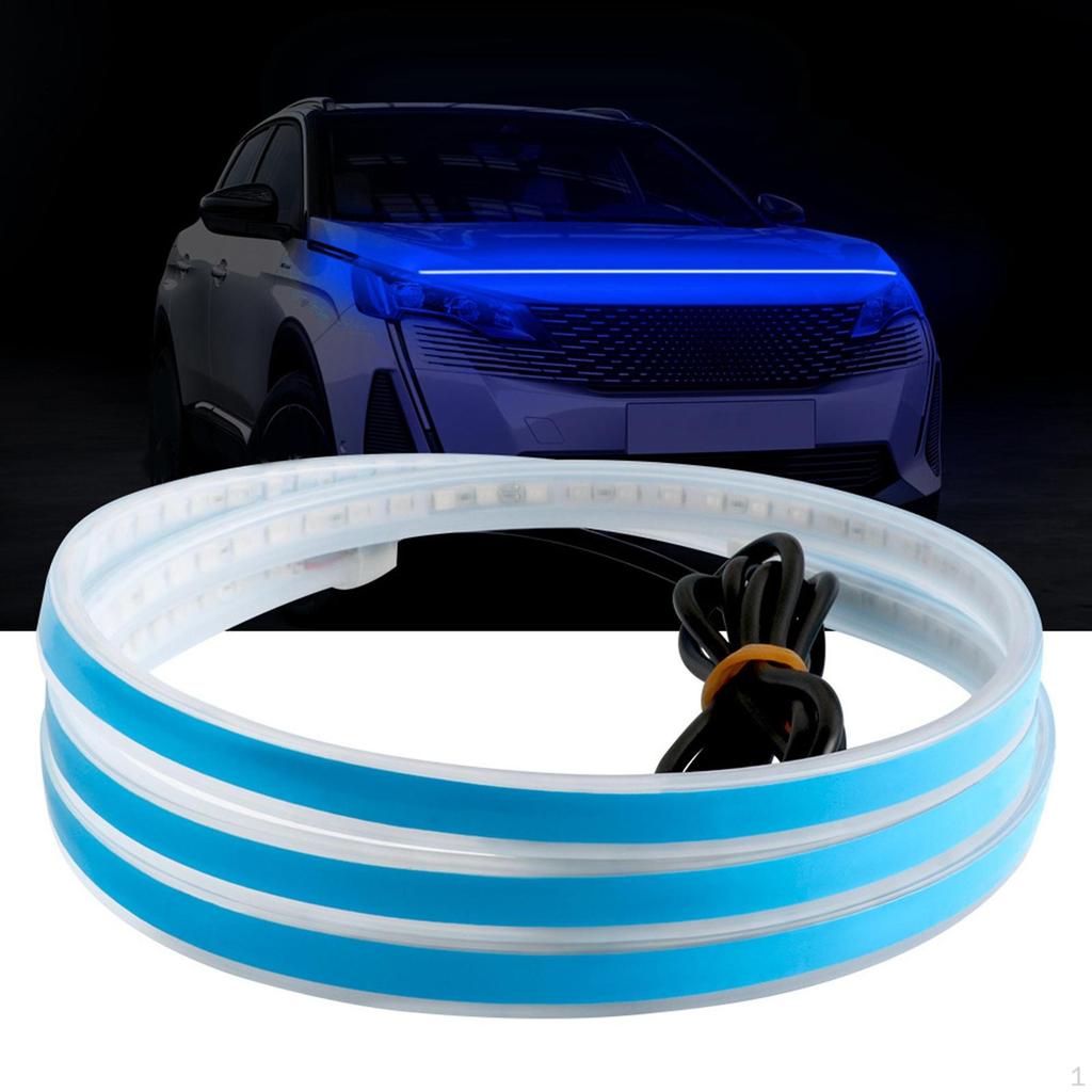 , Daytime Running Light Exterior Car Engine Cover Decoration for SUV