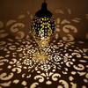 Solar-Powered Metal Olive Ball Water Drop Pendant Light Outdoor Garden Landscape Lamp Festive Decorations