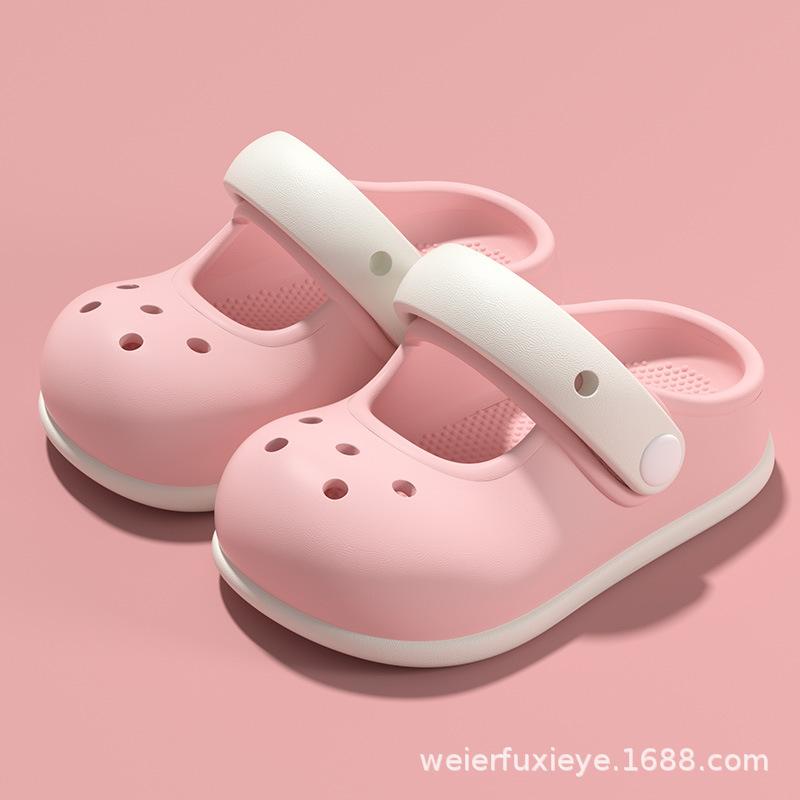 

Children s closed-toe sandals for summer, cartoon style, suitable for boys and girls, non-slip, breathable, cute baby beach sandals 18-19Code【Inner Length1