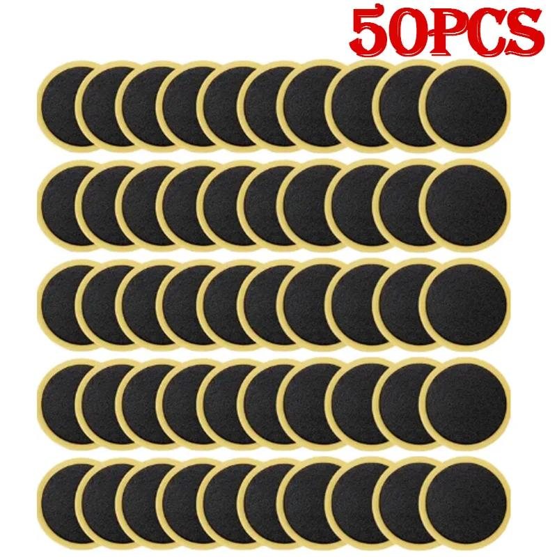 50/30/20/10PCS Bicycle Glue-free Tire Patches Tool Quick Repairing Tyre Protection Patch Adhesive Quick Drying Bike Accessories