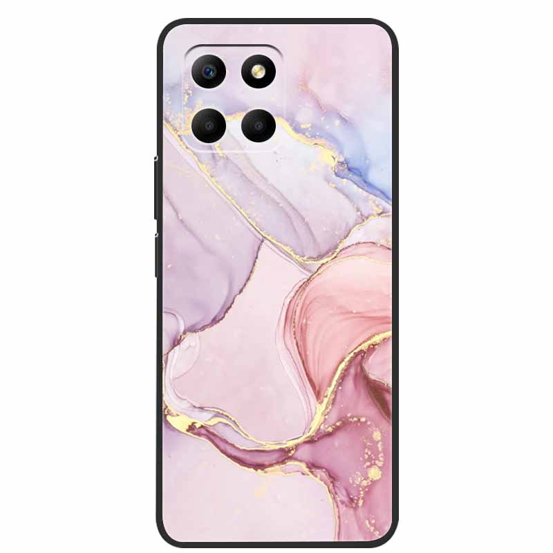 Für Honor 70 Lite Hülle Weiches TPU Silikon Bemalte Katze Schwarze Rückabdeckungen Für Huawei Honor70 Lite RBN-NX1 Hüllen Honor 70Lite 5G Tasche