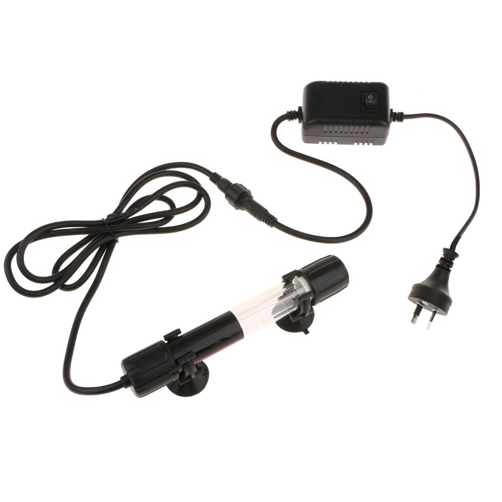 Aquarium UV Light Sterilizer Water Clarifier Waterproof LightAU 6W