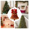 Christmas Crochet Kit For Beginners Crochet Complete Kit Christmas Bell Ornament Handmade Crafting Set For Holiday Craft