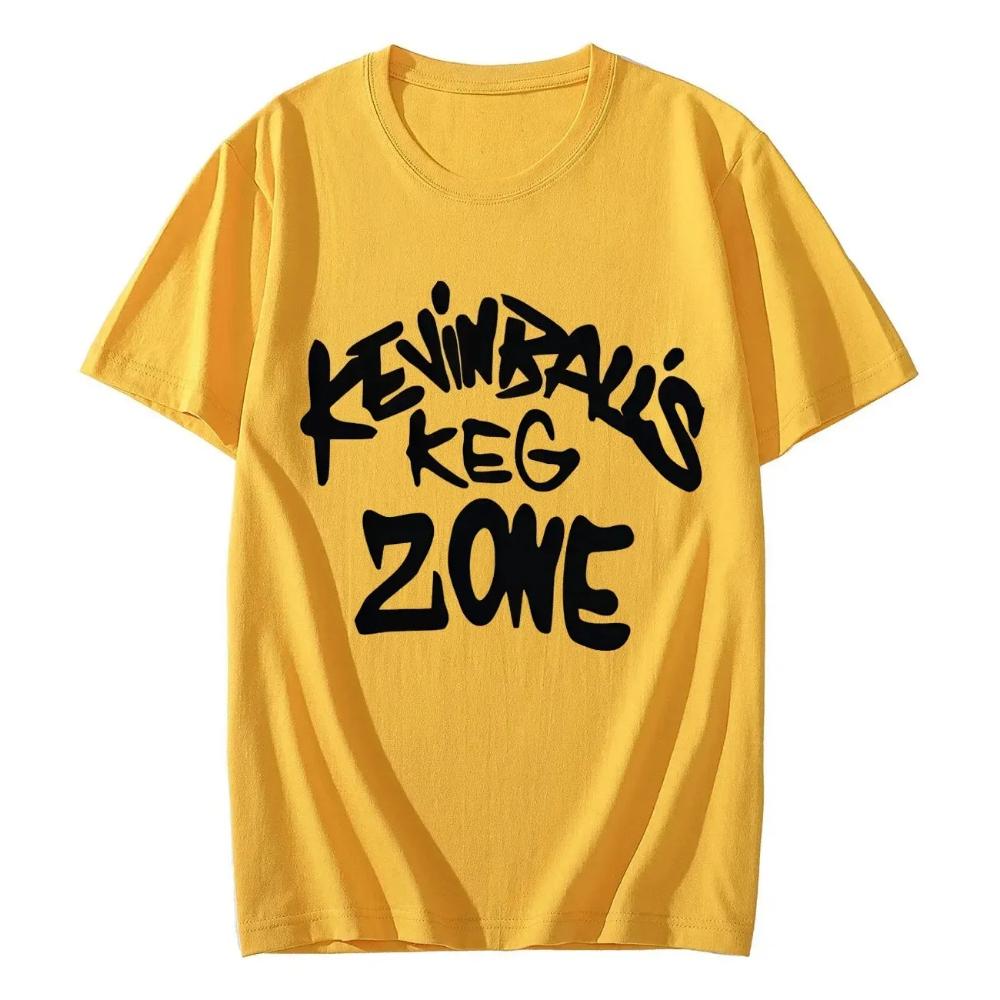 Serie TV Shameless Kevin Ball's Keg Zone T-Shirt Grafica Moda High-Street T-Shirt Trendy Unisex Oversize