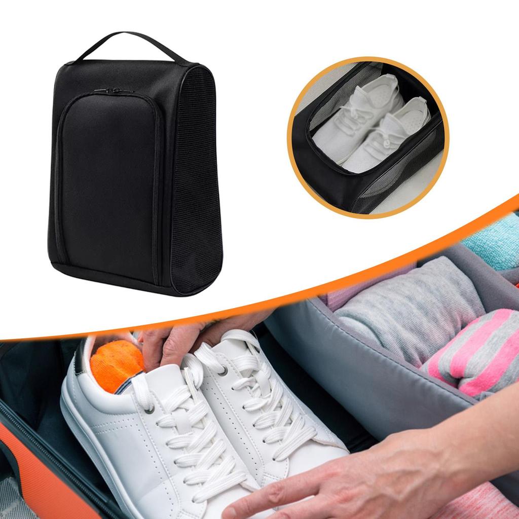 Golf Shoes Bag Organizer Oxford Cloth Golf Supplies Sports Storage Bag Carrier for Running Gym Outdoor Cycling Camping