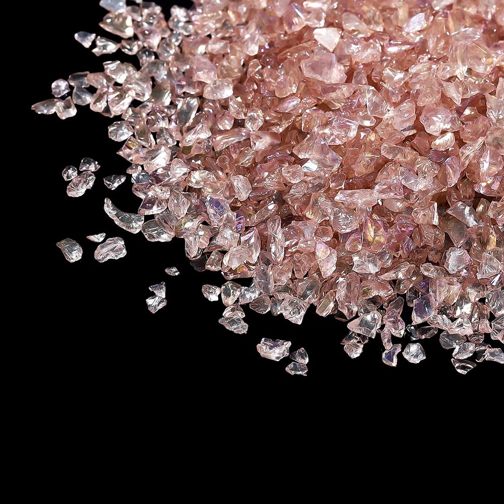 20/50g Glass Crushed Stone Irregularity Crystal Gravel Filling For DIY Epoxy Resin Mold Filler Crafts Decorative Nail Art Filler