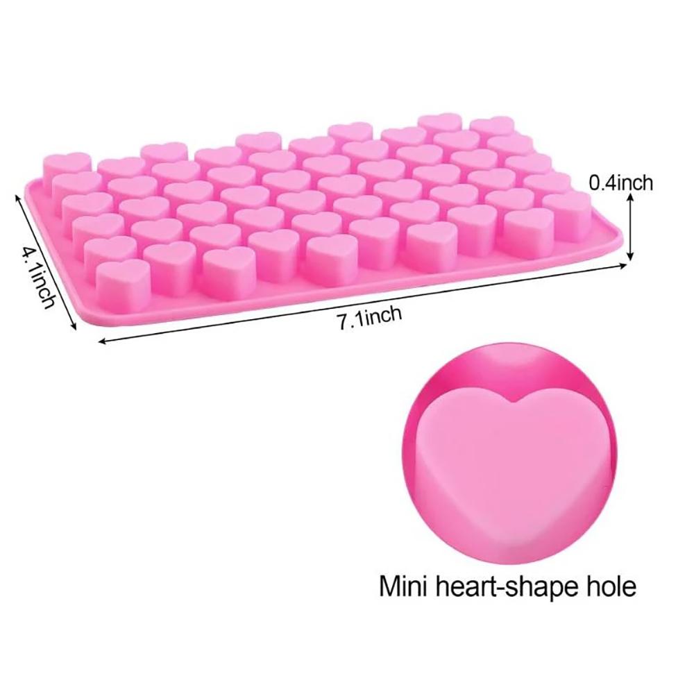 

Силиконовая мини-форма в форме сердца для желе, шоколада, конфет, помадки, антипригарные формы, инструменты для украшения кухни своими руками