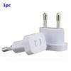 Practical 2.5A US To EU Plug 250V Europe Standard Converter Adapter Power Conversion