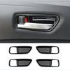 For Toyota Corolla -2024 Carbon Fiber Inner Car Door Handle Bowl Cover 4pcs