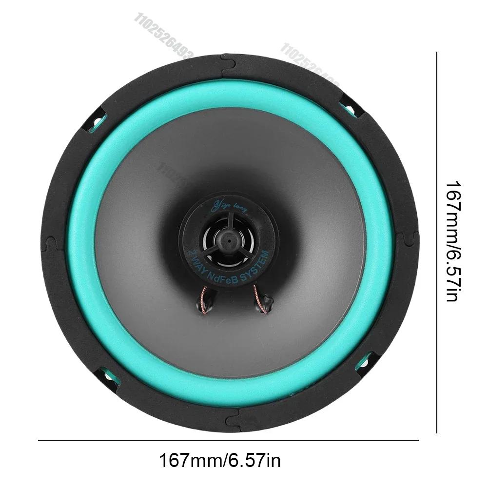 4/5/6.5 Inch Car Speakers Coaxial Subwoofer Universal Automotive Audio HiFi Music Full Range Frequency Car Stereo Speaker
