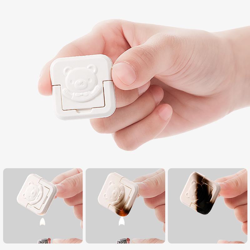 Eu Power Socket Power Socket Baby Child Child Safety Protection Protection Anti-Electric Shock Plug Protector Rotating Cov