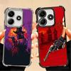 Red Dead R-Redemption Plating Phone Case For Xiaomi Poco X5 X6 X7 X8 Pro Max F8 Ultra F7 M8 M7 M5S Redmi 15C 15 14C 13C 13 X3 12