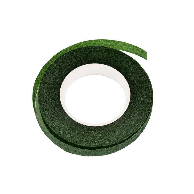 Durable Rolls Waterproof Green Florist Stem Elastic Tape Floral Flower 12Mm Tape