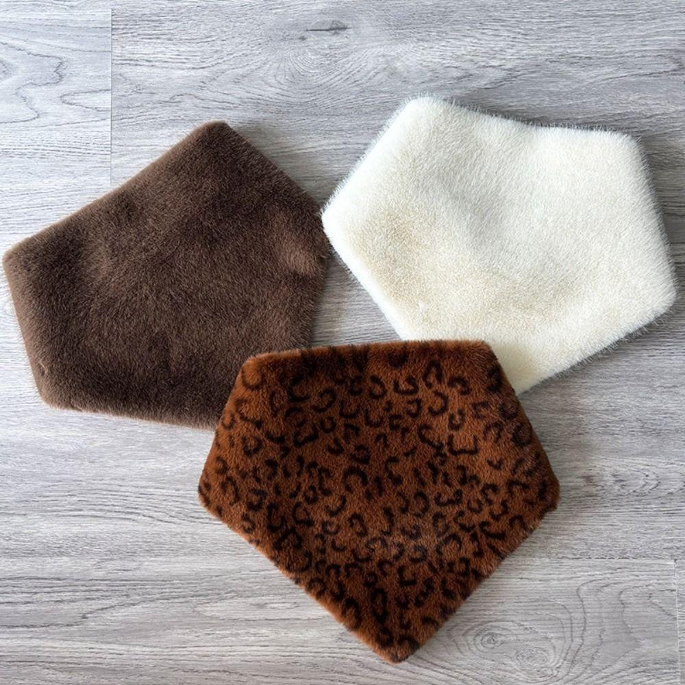 Faux Fur Plush Scarf Soft Plush Faux Fur Neck Scarf New Faux Fur Scarf  Daily Wear