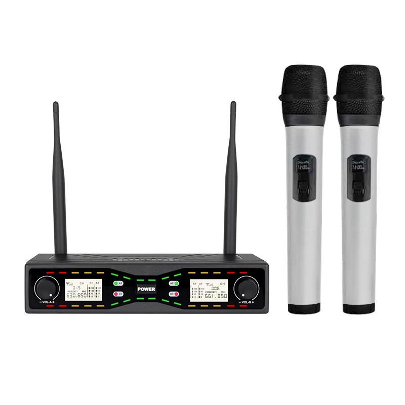 

Dual User Wireless Handheld Microphone for Home, Stage, and Live Events