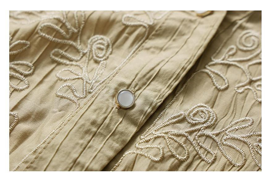Mutter Sommer Bestickte Sieben-Ärmel Strickjacke Hemd - Neu 2026 Lässiger Pendler Stil