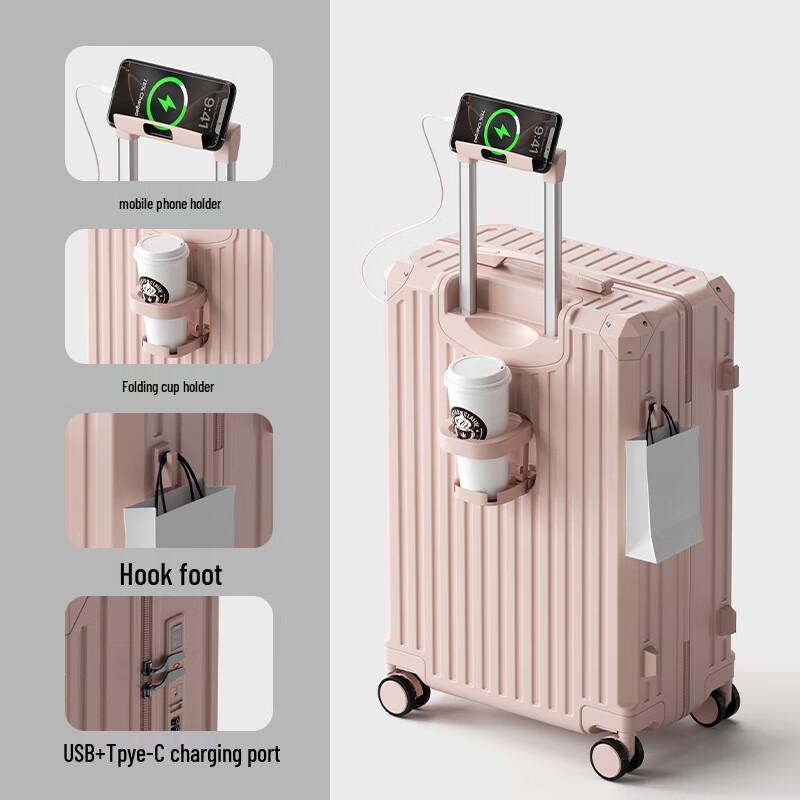 Yueshangtu ABS Universal Wheel Luggage