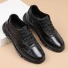 Leather Sports and Leisure Men's Shoes First Layer Cowhide Hand-scratched Light Men's Casual Single Shoes Versatile Non-slip Shoes