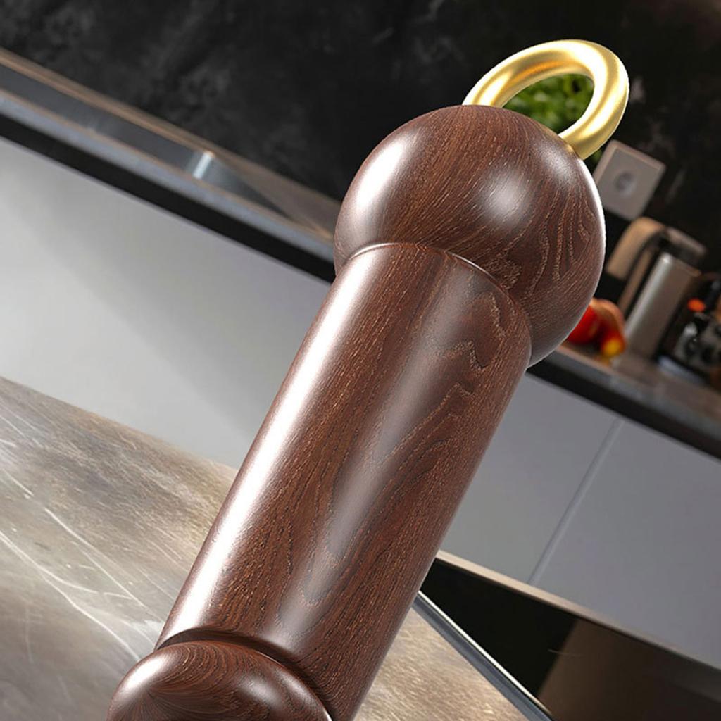 Traditional Cast Iron Wok With Wooden Handle Deep Belly Pot For Stir-Fry Stew Artisan Crafted Cookware Wooden Lid