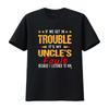 Funny Its My Uncles Fault Slogan Print Casual T Shirt Vintage Comfortable Graphic Fashion Stylish Unisex Soft