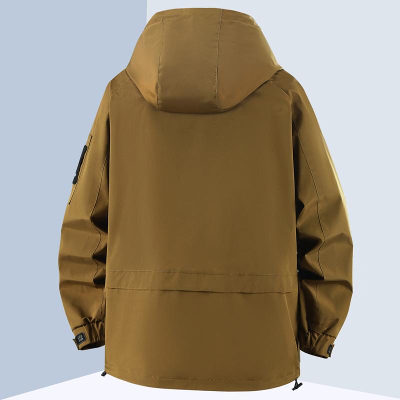 მამაკაცის დიდი ზომის 4XL-11XL დიდი ზომის ქურთუკები, წყალგაუმტარი, ქარსაფარი, კაპიშონიანი, ზედა ტანსაცმელი