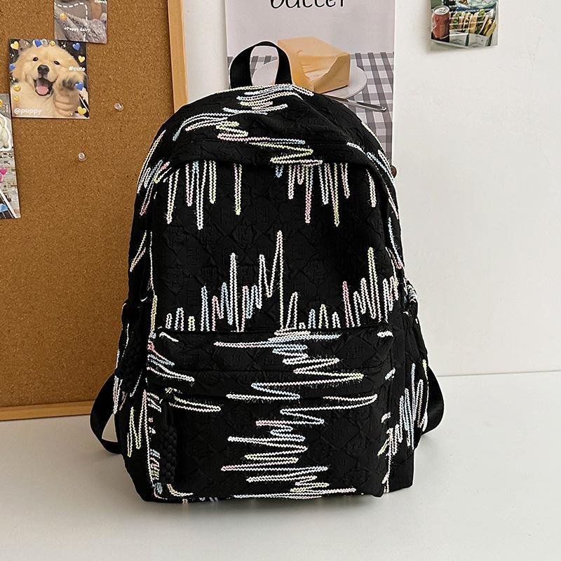 Korean version schoolbag high school girl high value cute sweet backpack junior high school student computer travel backpack