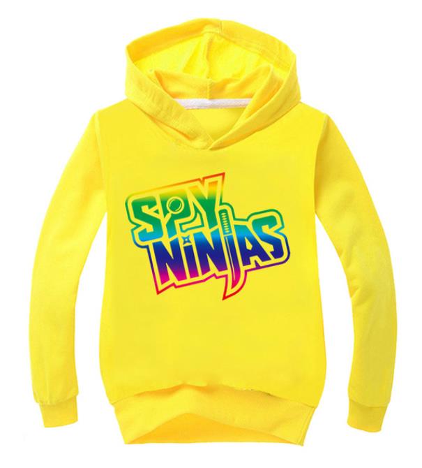 Nye Spy Ninjas Børnetøj Bomuld Hættetrøje Streetwear Sweatshirt Tegneserie Pullover Hip Hop Teenager Drenge Piger Tøj