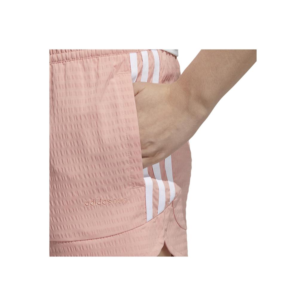 Adidas Neo W Cs Jun Shorts Casual Sports Side Stripe Breathable Shorts Women Shorts Pink GP5452