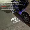 2026 Hot For Toyota Hub Caps 2Pcs LED Car Door Projector Logo Welcome Light Accessories For Toyota 86 Mirai Supra Prado Alphard