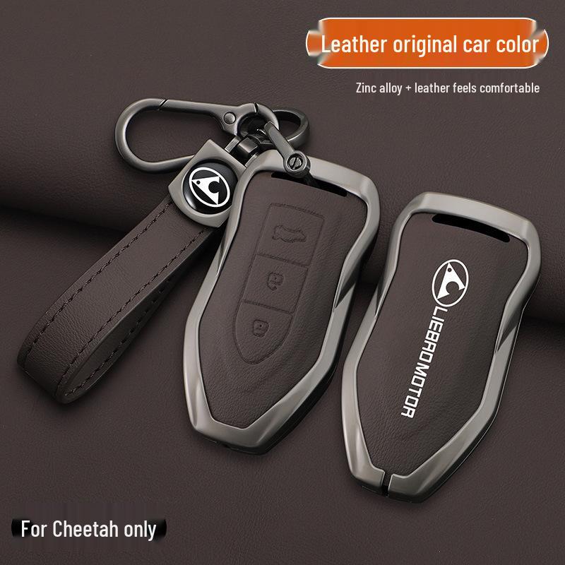 Genuine Leather Key Case for Cheetah CS10/CS9 Mattu Remote Control Key
