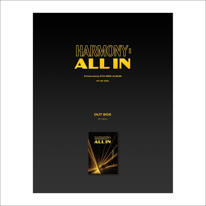 P1Harmony [HARMONY : ALL IN] (FIT IN VER./ PLVE) 6th Mini Album