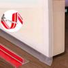 1Pc 1M/39.37in Silicone T-Shaped Door Draft Stopper Self-adhesive Weather Stripping Windproof Seal Strip for Windows Gaps Side