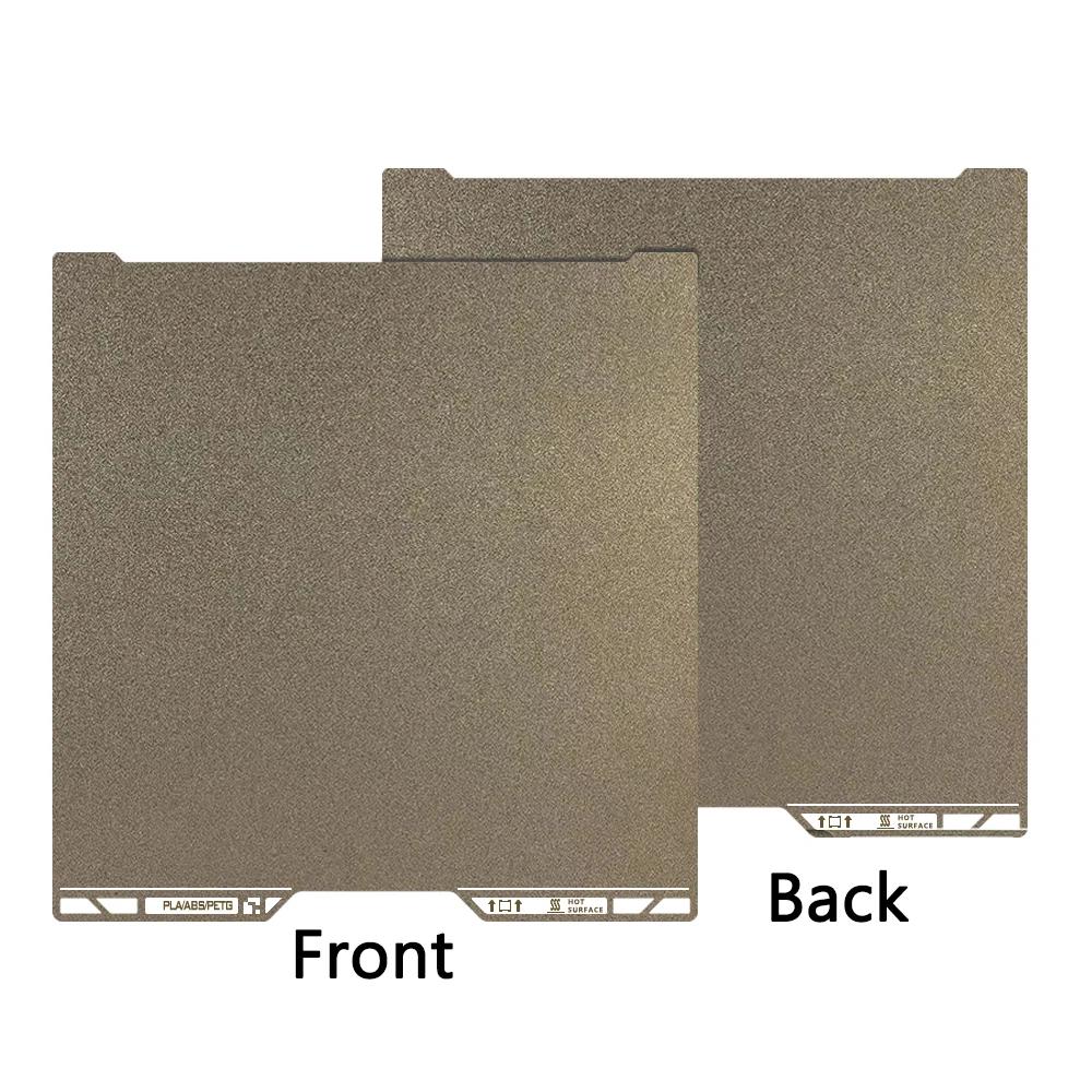 For bambu lab H2D Build Plate 350x320 Double-sided Spring Steel Sheet PEI Magnetic Steel Plate 3d Printer Bamboo Lab Plate Parts