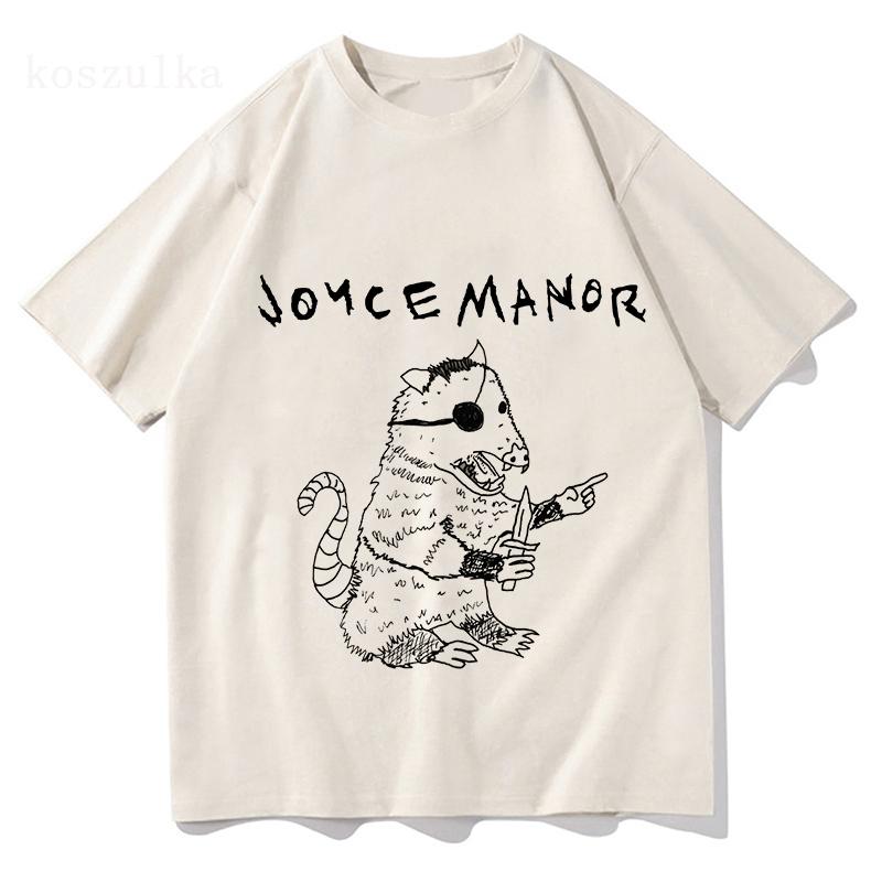 Opossum Shirt On White JOYCE MANOR Graphic Print Tshirts Unisex Streetwear Short Sleeve Cotton Men/Women T-shirt Casual Tees Top