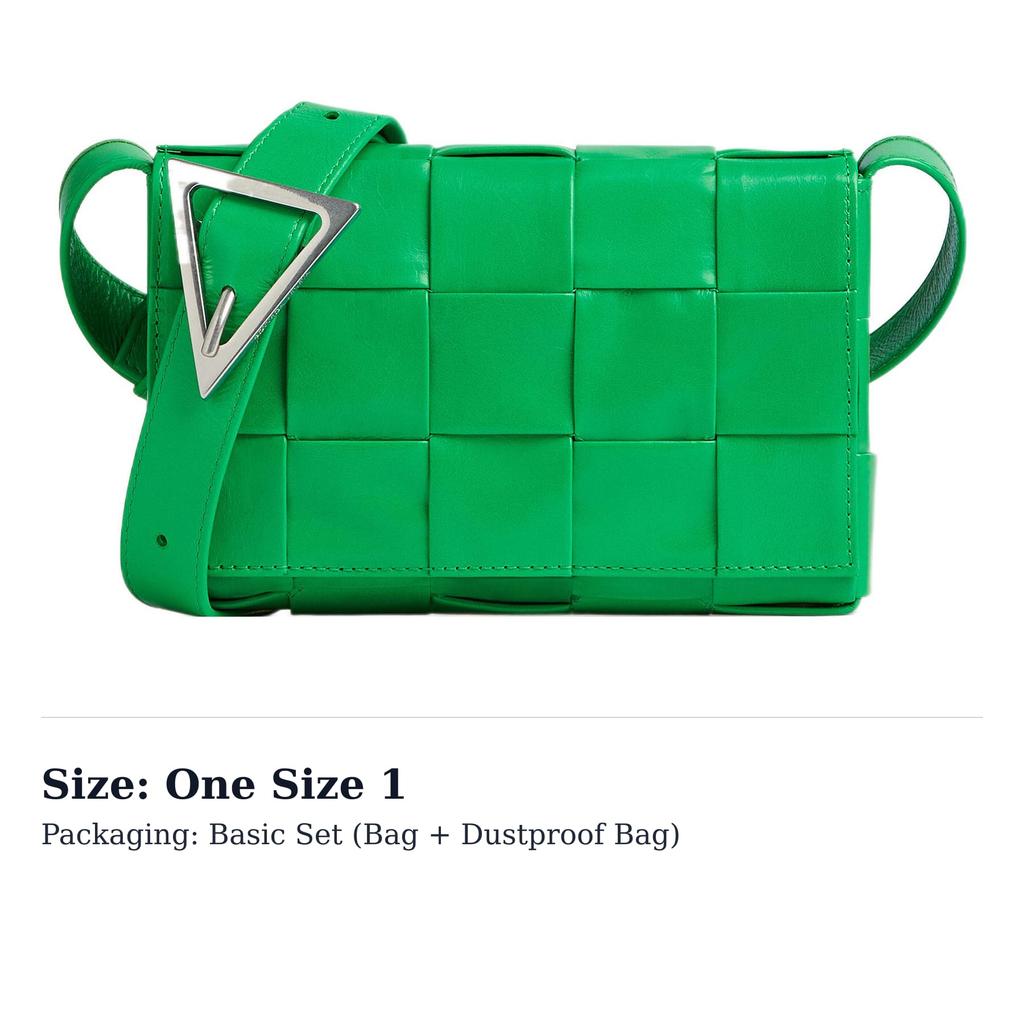 Bottega Veneta Cassette Intreccio Crossbody Bag Small Parakeet 717587VCQ713724