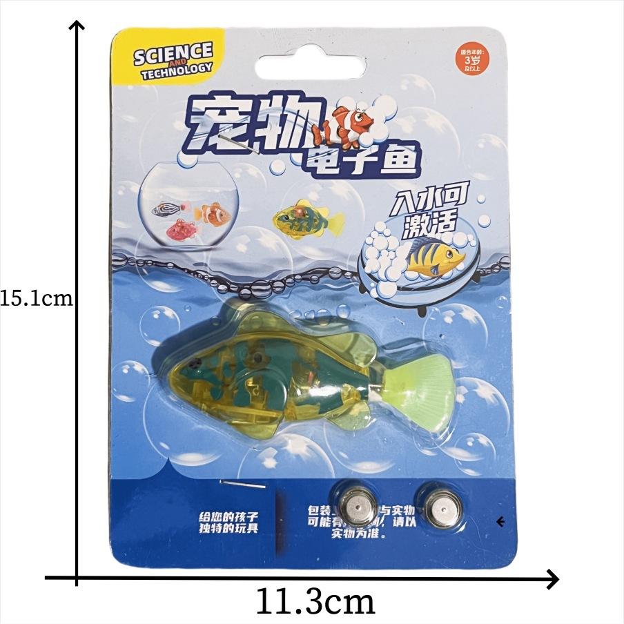Electric Artificial Fish Cat Plaything Inductive Glow Swimming Fish For Bath Pool Play Interactive Kitten Plaything Cat Supplies Pet Products