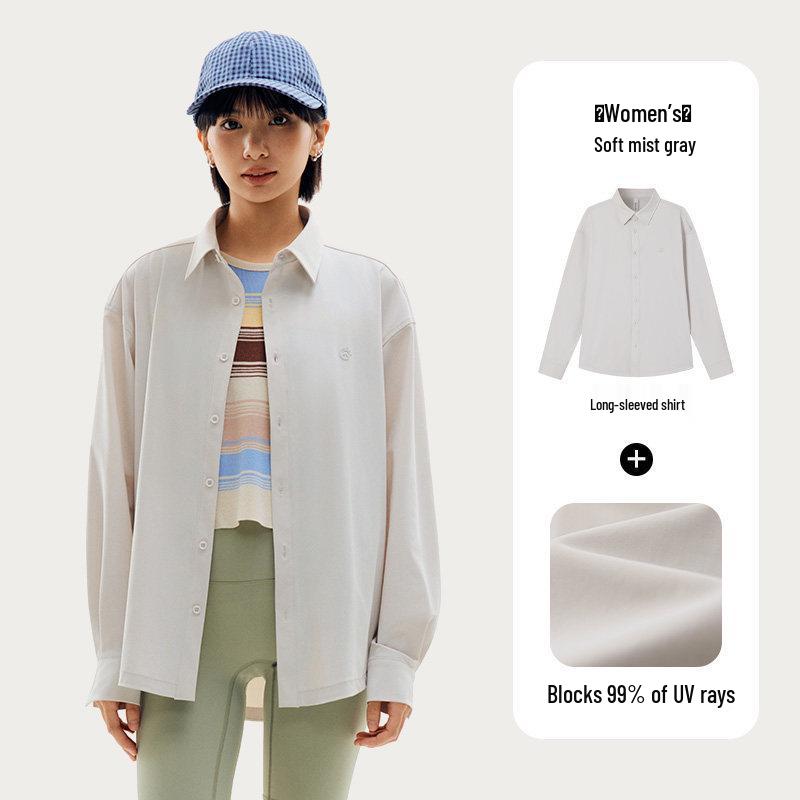 Tantuo Women s UPF100+ Quick-Dry Anti-UV Loose Fit Sun Protection Cardigan Shirt Triple Extra Large