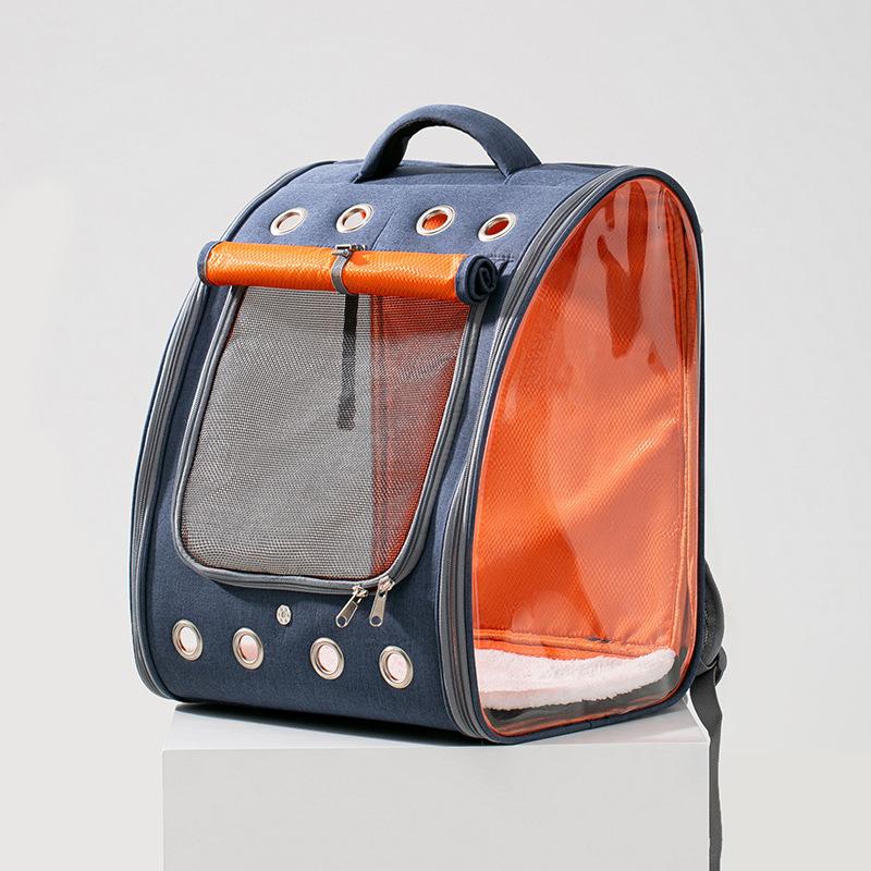 

Сумка для выгула собак, переносной рюкзак для кошек, космическая капсула, дышащая, большой емкости, для кошек с принадлежностями для животных 33 * 28 * 42cm