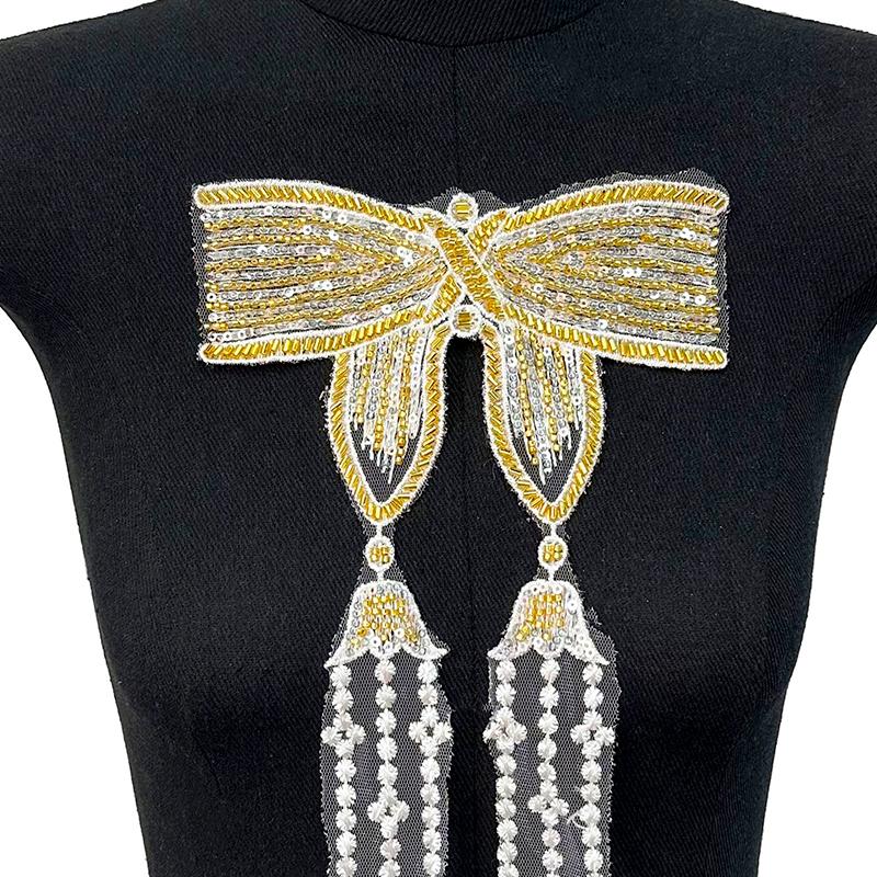 1 buc Costum de Performanță Sector Rochie de Mireasă Multistrat Accesorii Decal Fluture Decor Haine Culoare Strălucitoare