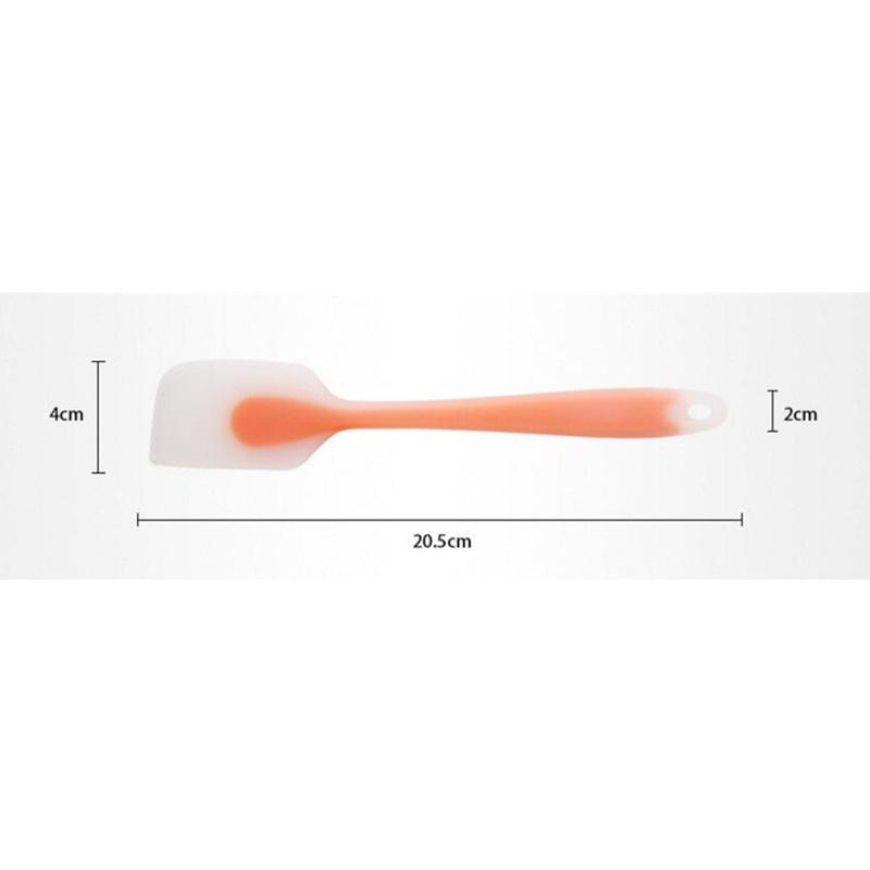 Non Stick Baking Silicone Spatulas Cake Flour Mixing Scraper Random Color