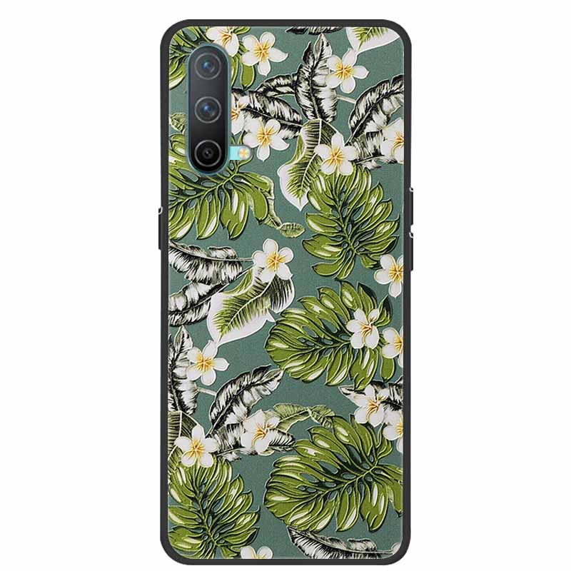 3D Phone Case For OnePlus Nord CE5 CE CE2 CE3 CE4 Relief Emboss Flower Cover for OnePlus Nord CE 2 3 4 5 Silicone Soft Protector