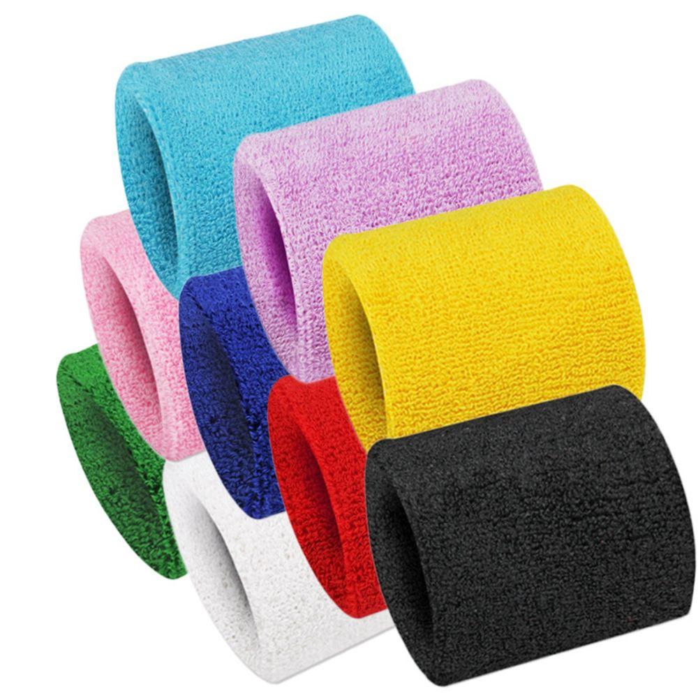 Brace Wraps Guards Cotton Wrist Band Tennis Hand Bands Sport Sweatband Gym Sweat Wristband