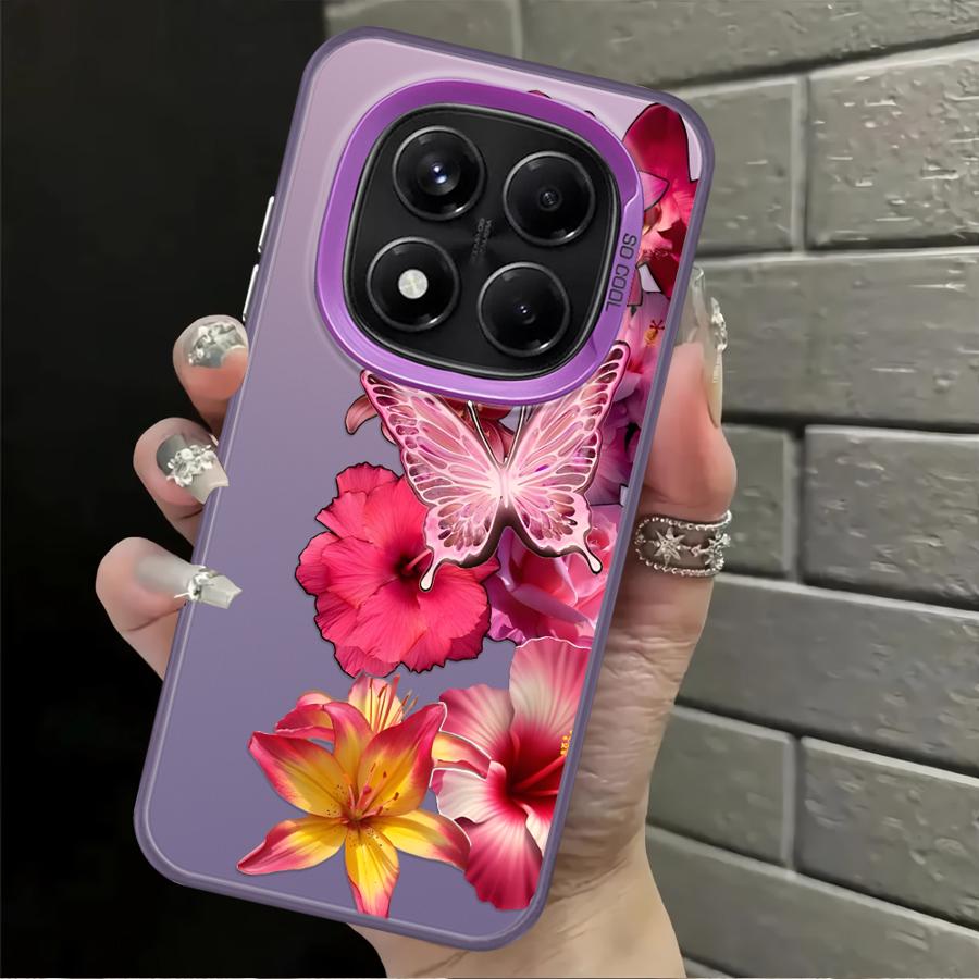 Cartoon Flower Art Back Phone Cover Case for Xiaomi Mi 12T Pro 13T 11 Lite