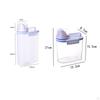 4x Food Storage Container Dog Cat Birds Bin Rice Grain Organizer Jar for Sugar Baking