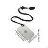 Survival Reflector with Pouch And Hanging Cord, 7.6 X 5.1 Cm, for Backpacking, Climbing Adventures