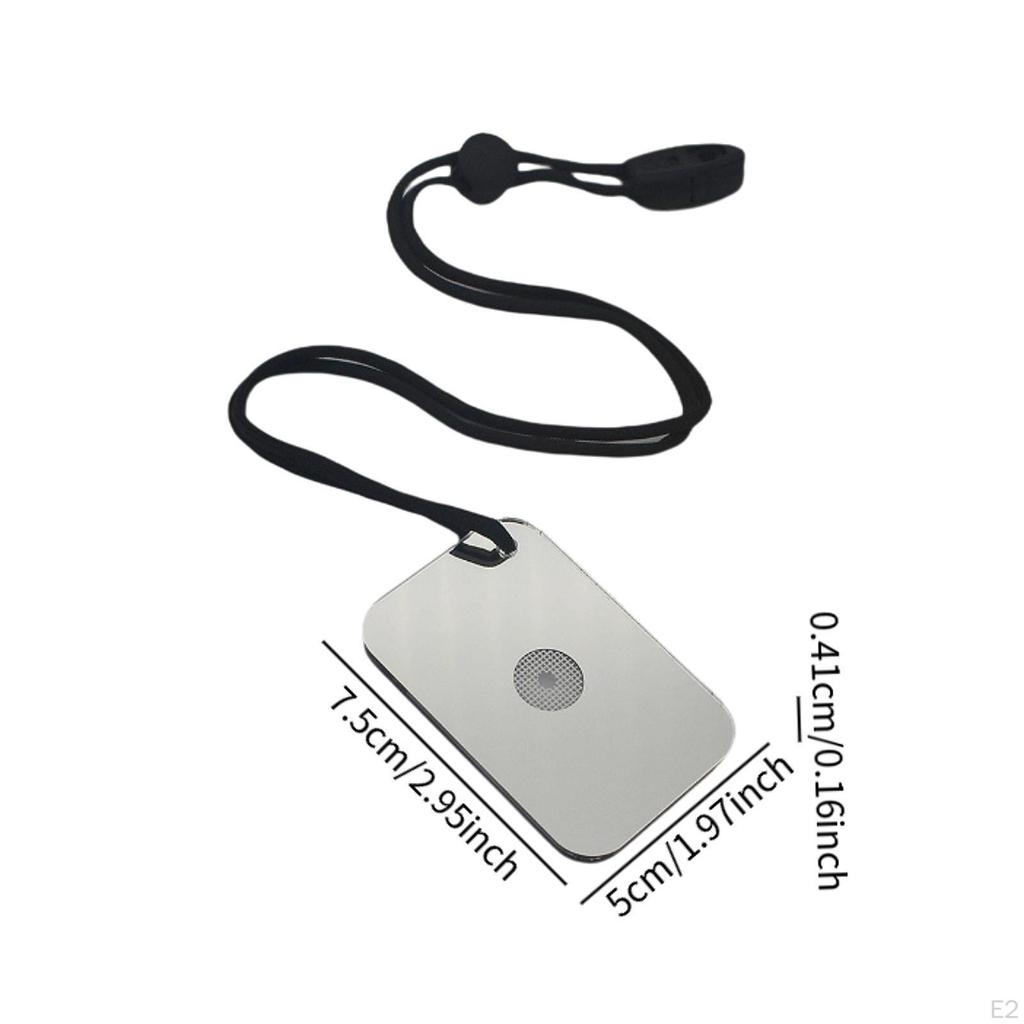 Survival Reflector with Pouch And Hanging Cord, 7.6 X 5.1 Cm, for Backpacking, Climbing Adventures
