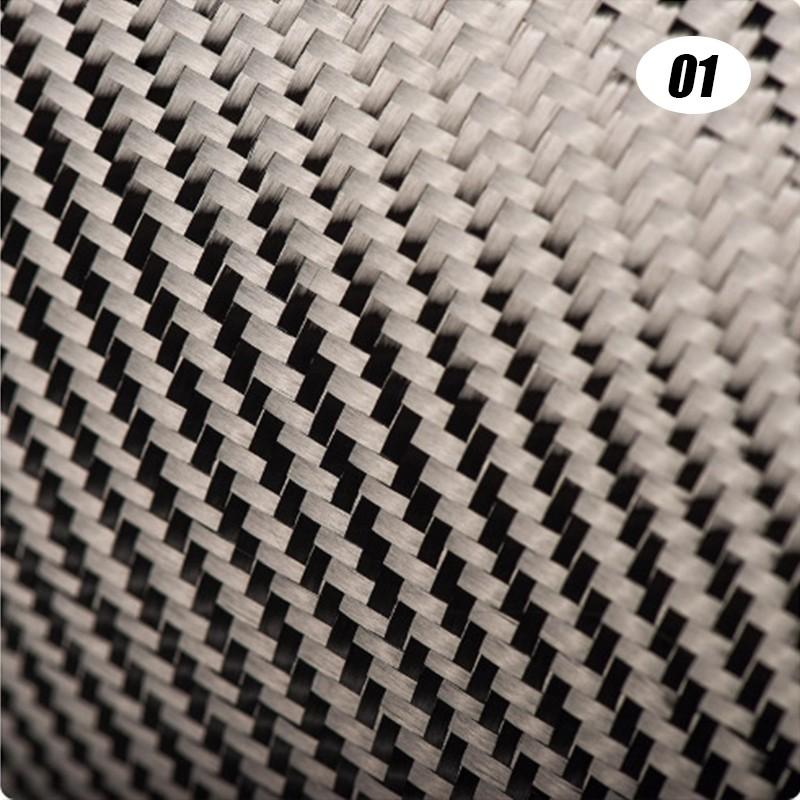 20x20cm Carbon Aramid Fiber Hybrid Fabric Cloth Twill Plain Weave Material Decor 3K Carbon Fiber Aramid Fiber DIY Material Suppl