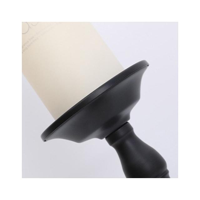 Simple Creative Iron Pillar Candle Holder for Scented Candles Christmas Home Decoration Handmade Retro Dining Table Ornaments