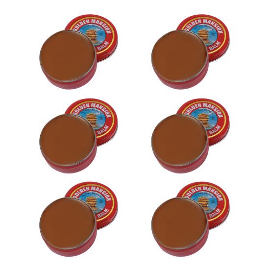 6Pcs 3/4G Herbal Menthol Cooling Balm Headaches Migraines Muscle Pain Bite Itching Fatigue Relief Calming Natural Summer Traveling Portable Cooling